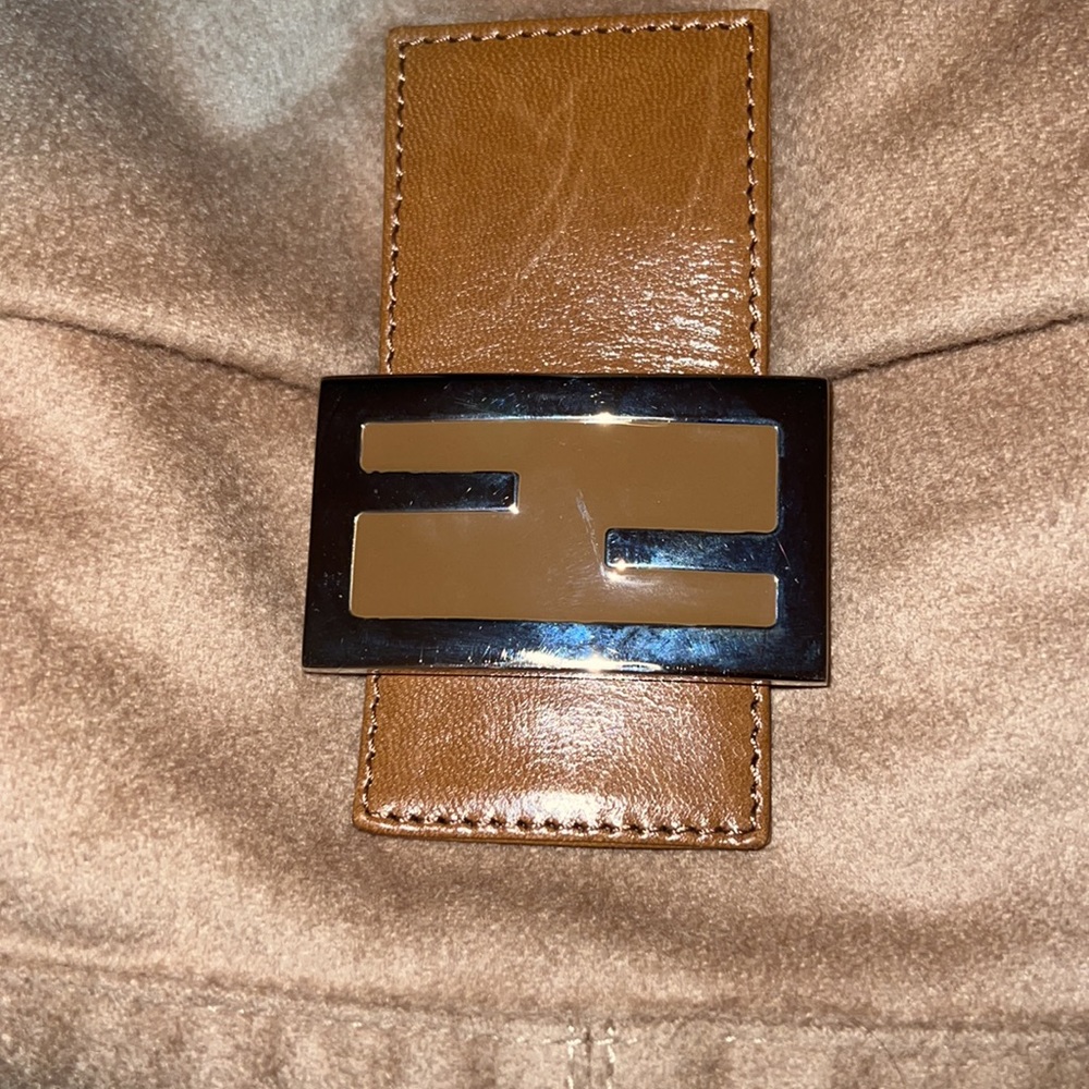 FENDI cashmere Zucca Mama Baguette Bag - Picture 2 of 13
